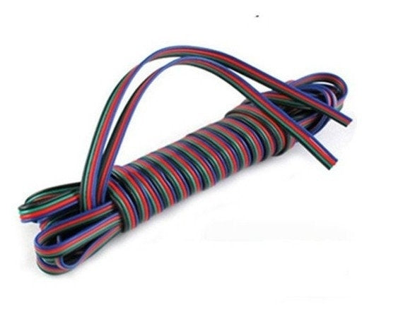 RGB verlengkabel 4 aderig per meter extension cable RGB verlengkabel 4 aderig per meter extension cable